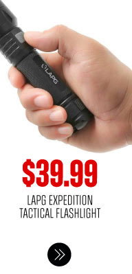 LA POLICE GEAR EXPEDITION TACTICAL FLASHLIGHT