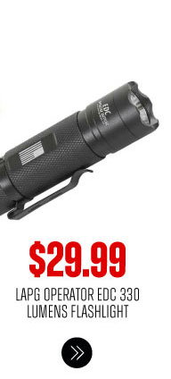 LA POLICE GEAR OPERATOR EDC 330 LUMENS FLASHLIGHT
