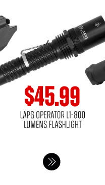 LA POLICE GEAR OPERATOR L1 - 800 LUMENS FLASHLIGHT