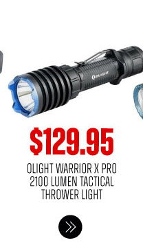 OLIGHT WARRIOR X PRO 2100 LUMEN TACTIAL THROWER LIGHT