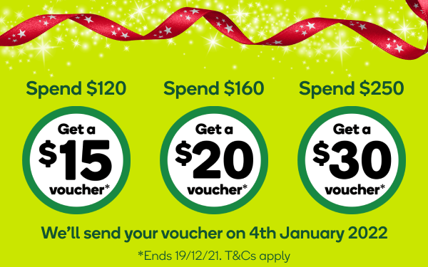 Woolworths Christmas Gift Cards 18 - 25 Dec 2019 - Catalogue AU