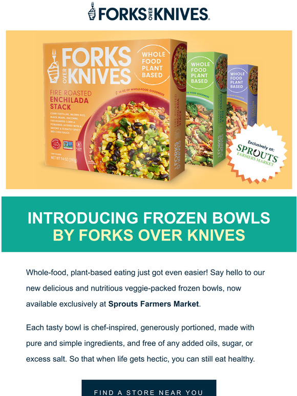 Forks over Knives Introducing Frozen Bowls by Forks Over Knives! Milled