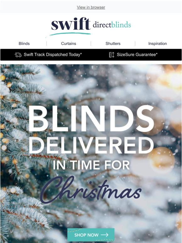 Blinds & Curtains in Time for Christmas