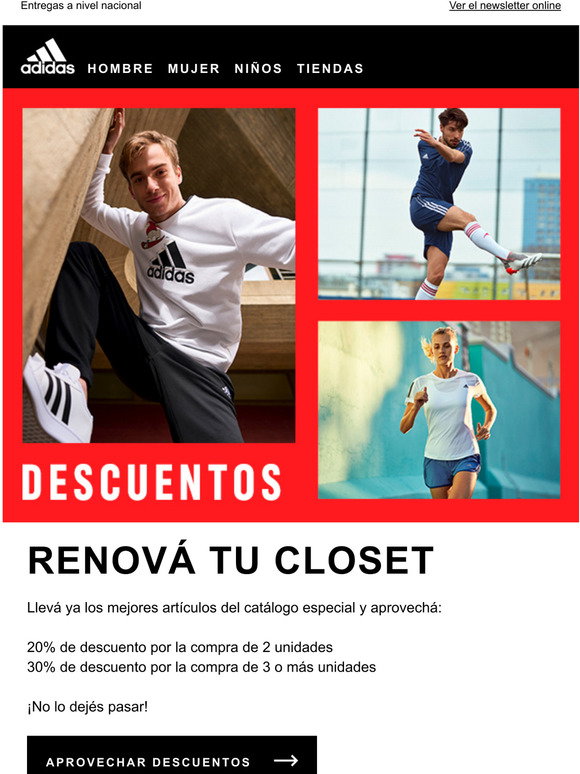 adidas - Argentina: Ya aprovechaste los descuentos? | Milled