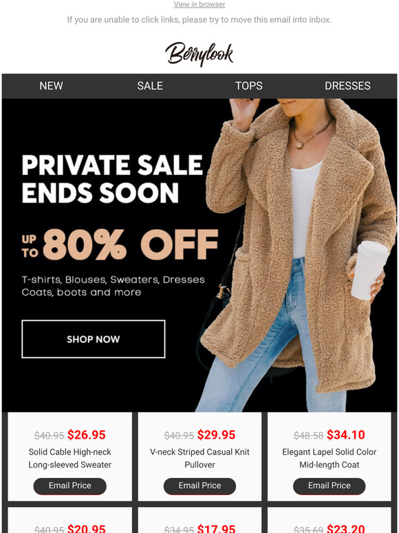 Up to 80% off Cyber Week savings!
