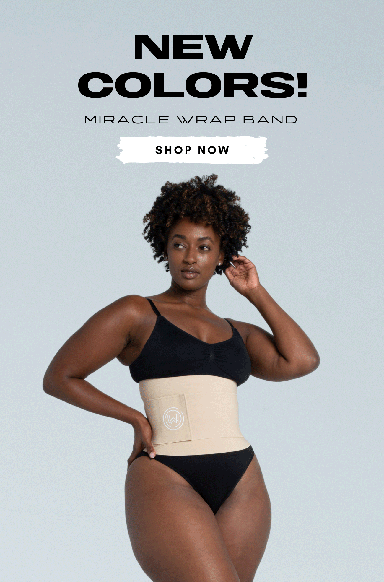 New! Miracle Wrap Band - Brown - What Waist