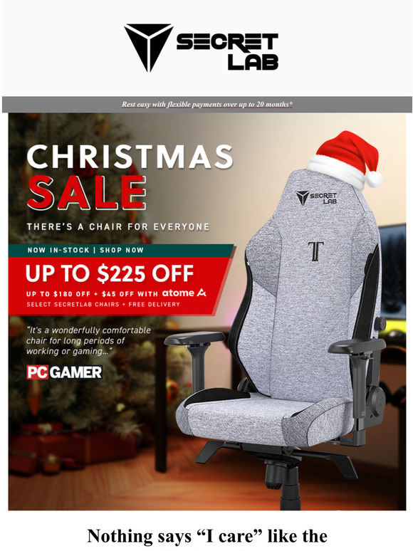 Secretlab discount christmas sale