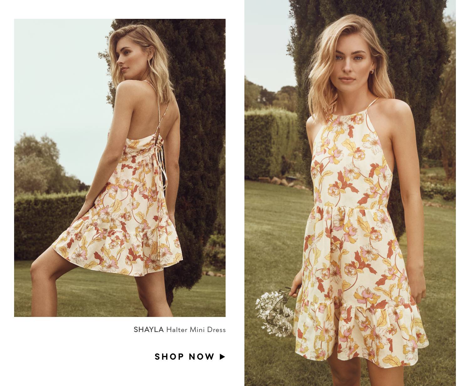 Shayla Halter Mini Dress