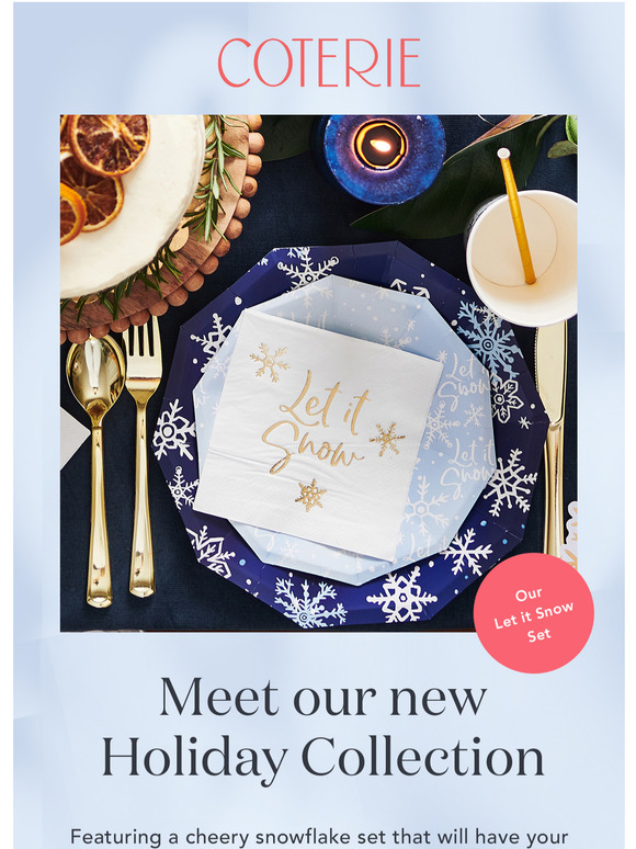 New Holiday Collection: Snowflakes, Plaid and More