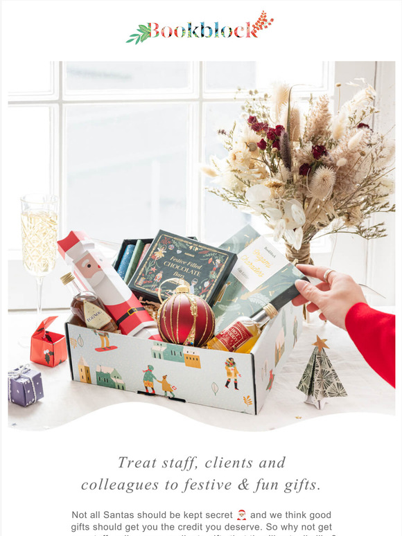 Treat your staff, colleagues and clients to festive gifts