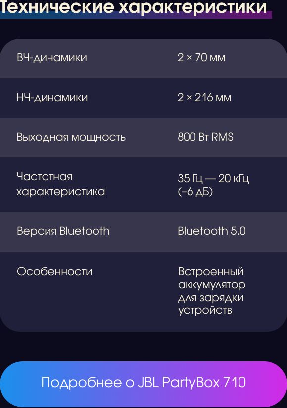 harman: , : JBL Partybox 710 ! | Milled