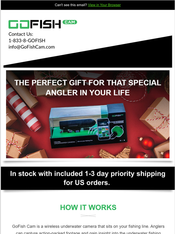 GoFish Cams are in Stock for the Holidays!