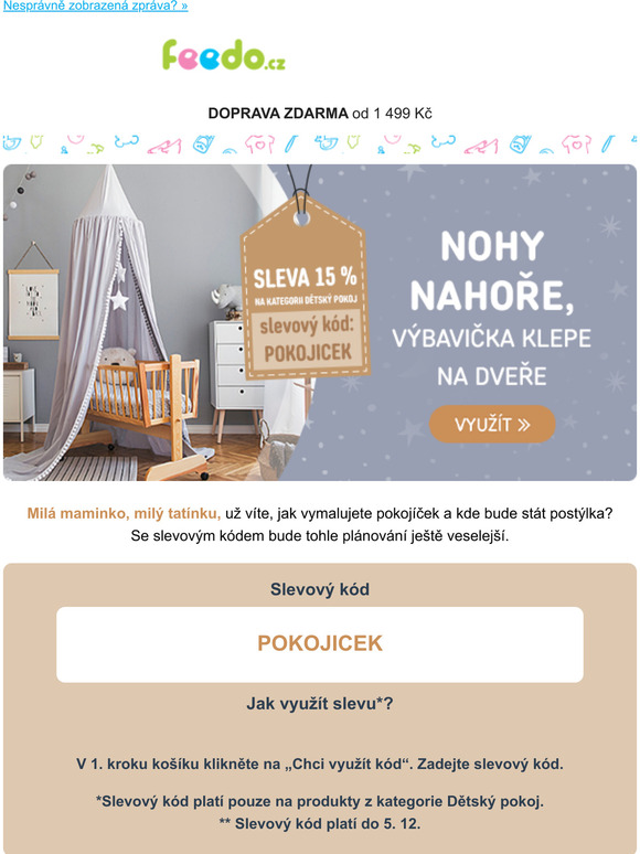  Ve do pokojku se SLEVOVM kdem