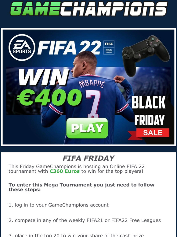 FIFA 23 TOURNAMENTS🏆⚽ - PS4, PS5, XBOX, PC