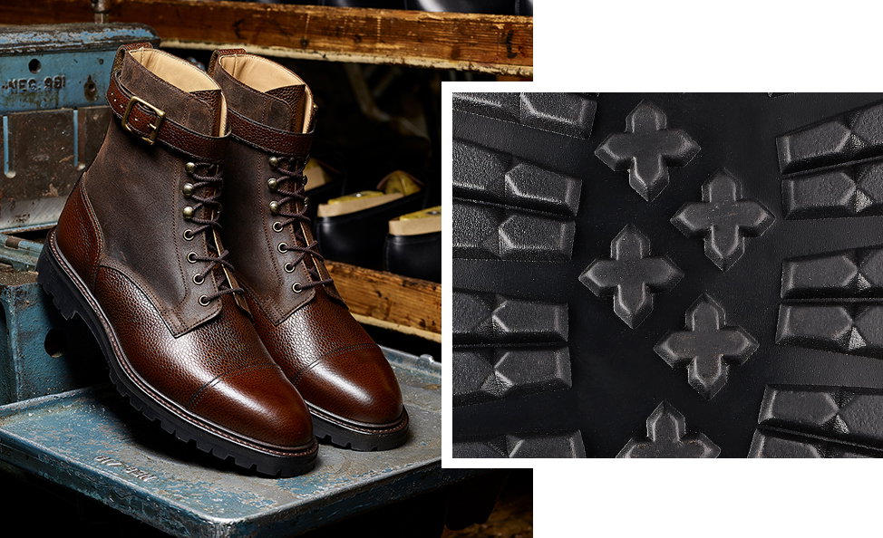 VIBRAM CLEATED RUBBER SOLE