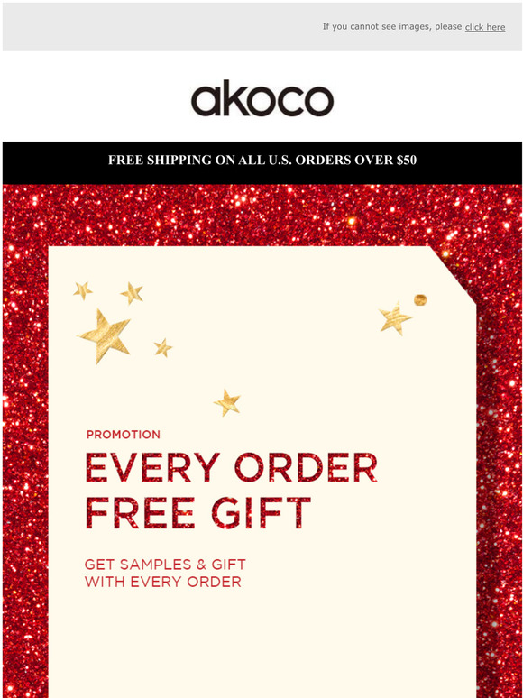 AKOCO FREE GIFT EVERY ORDER 