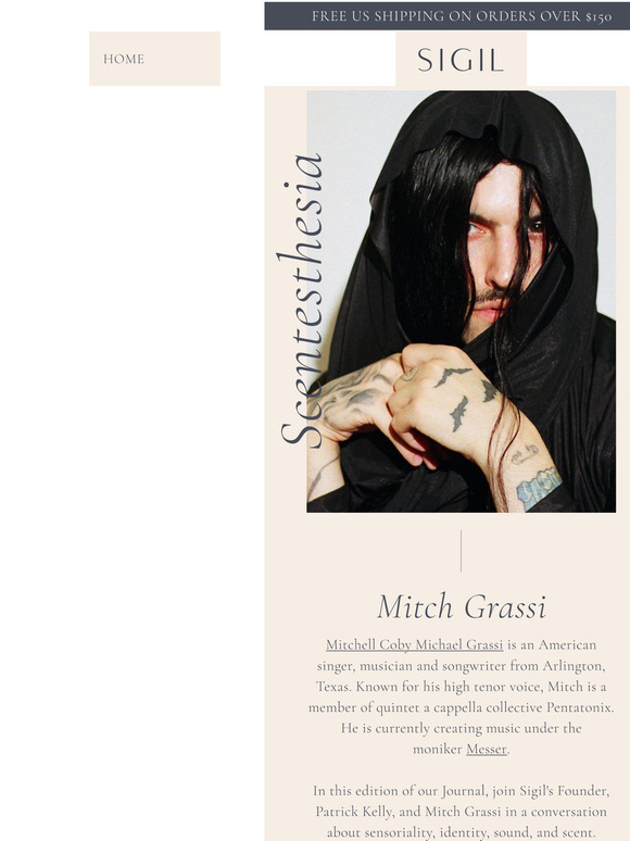 Scentesthesia: Mitch Grassi