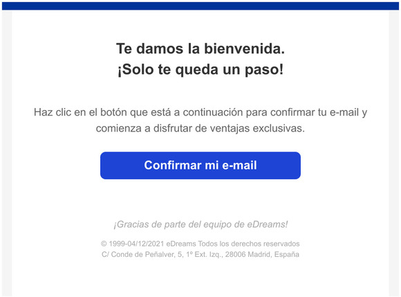 Confirma tu direccin de e-mail