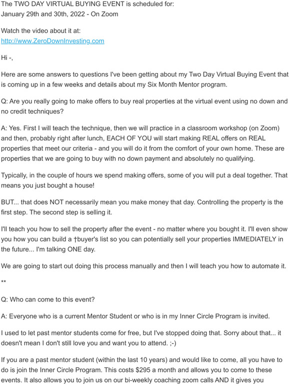 Everything You Always Wanted To Know About The Virtual Buying Event... But Were Afraid To Ask