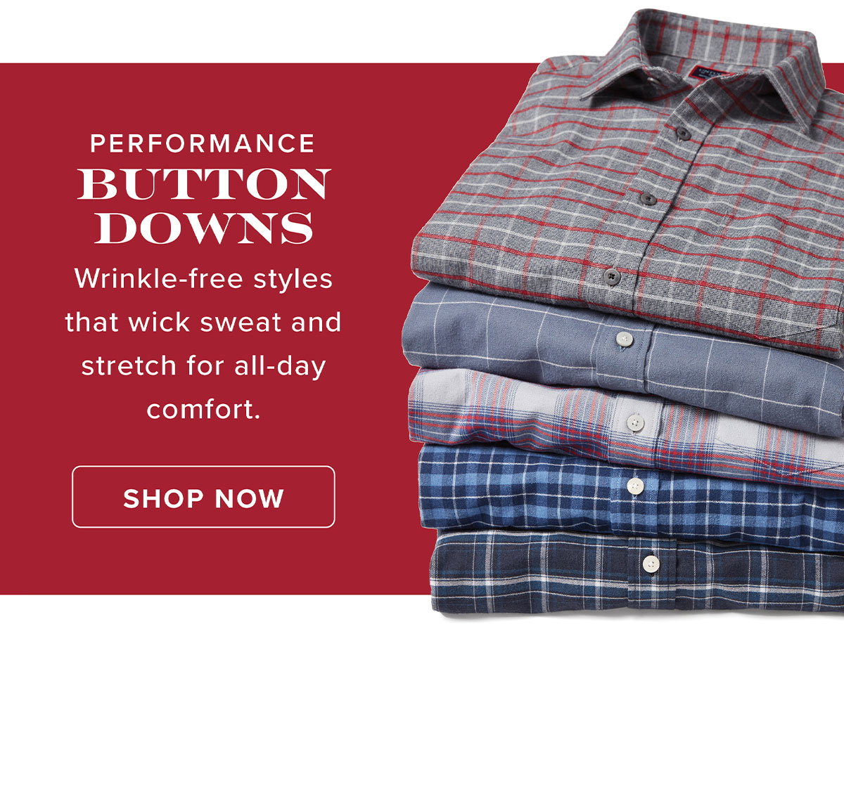 Shop Performance Button-Downs