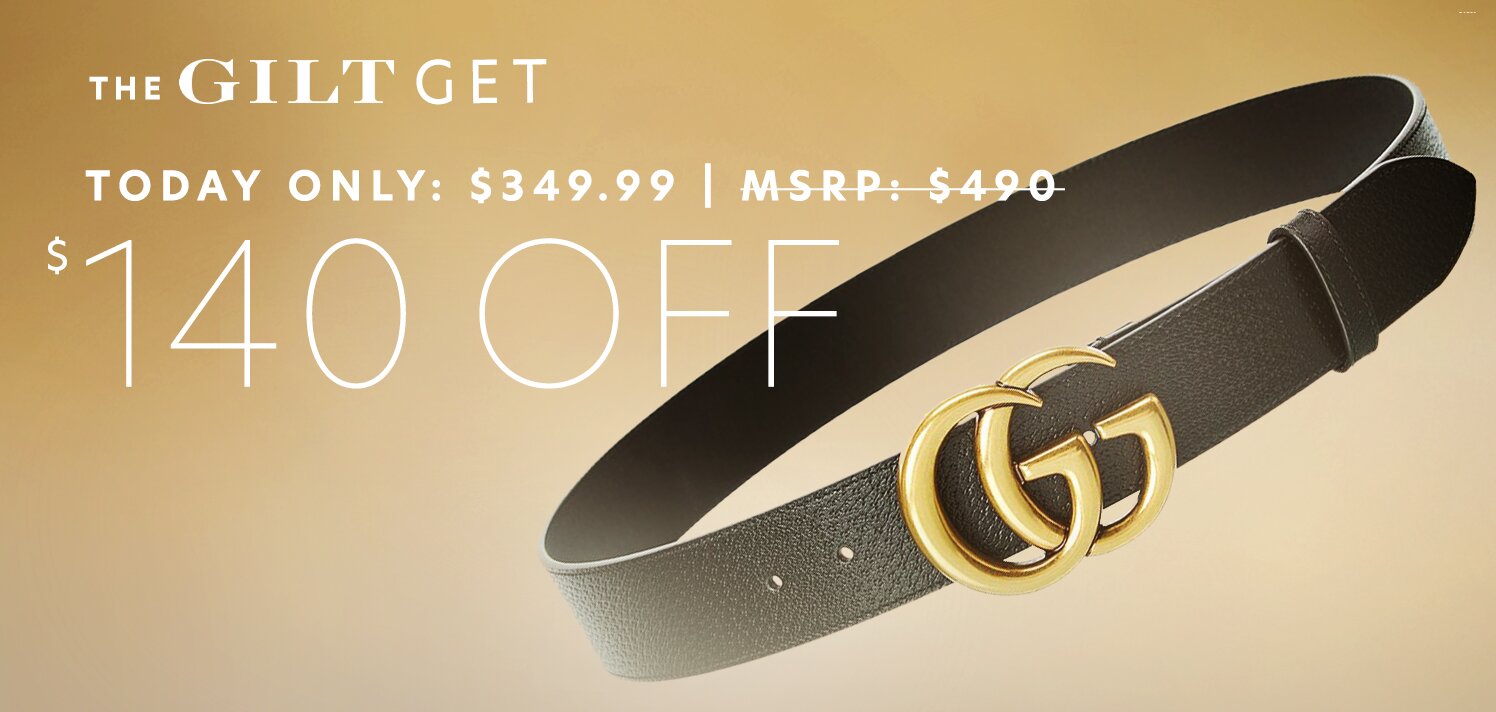 gilt gucci belt