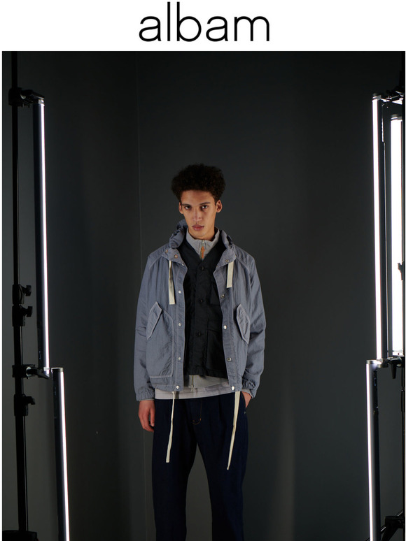 albam drift nylon parka