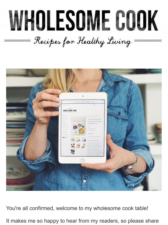 Recipes for Healthy Living: Your Exclusive Discount Code + Subscription Confirmed