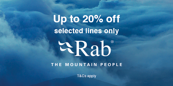 Up to 20% off Rab - Selected lines only