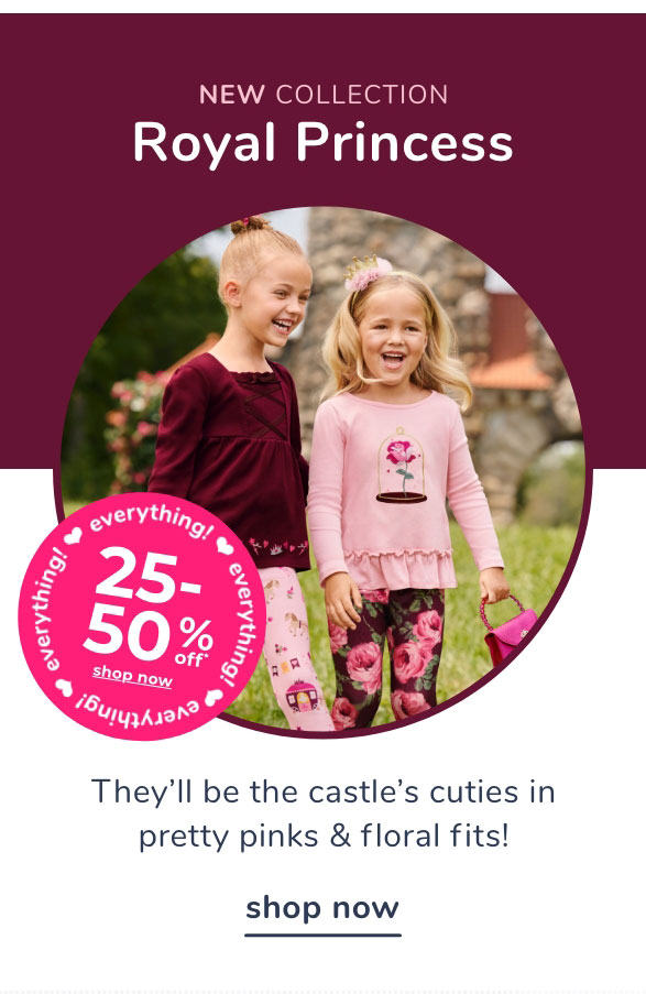 Gymboree: Shop royally cute this season!