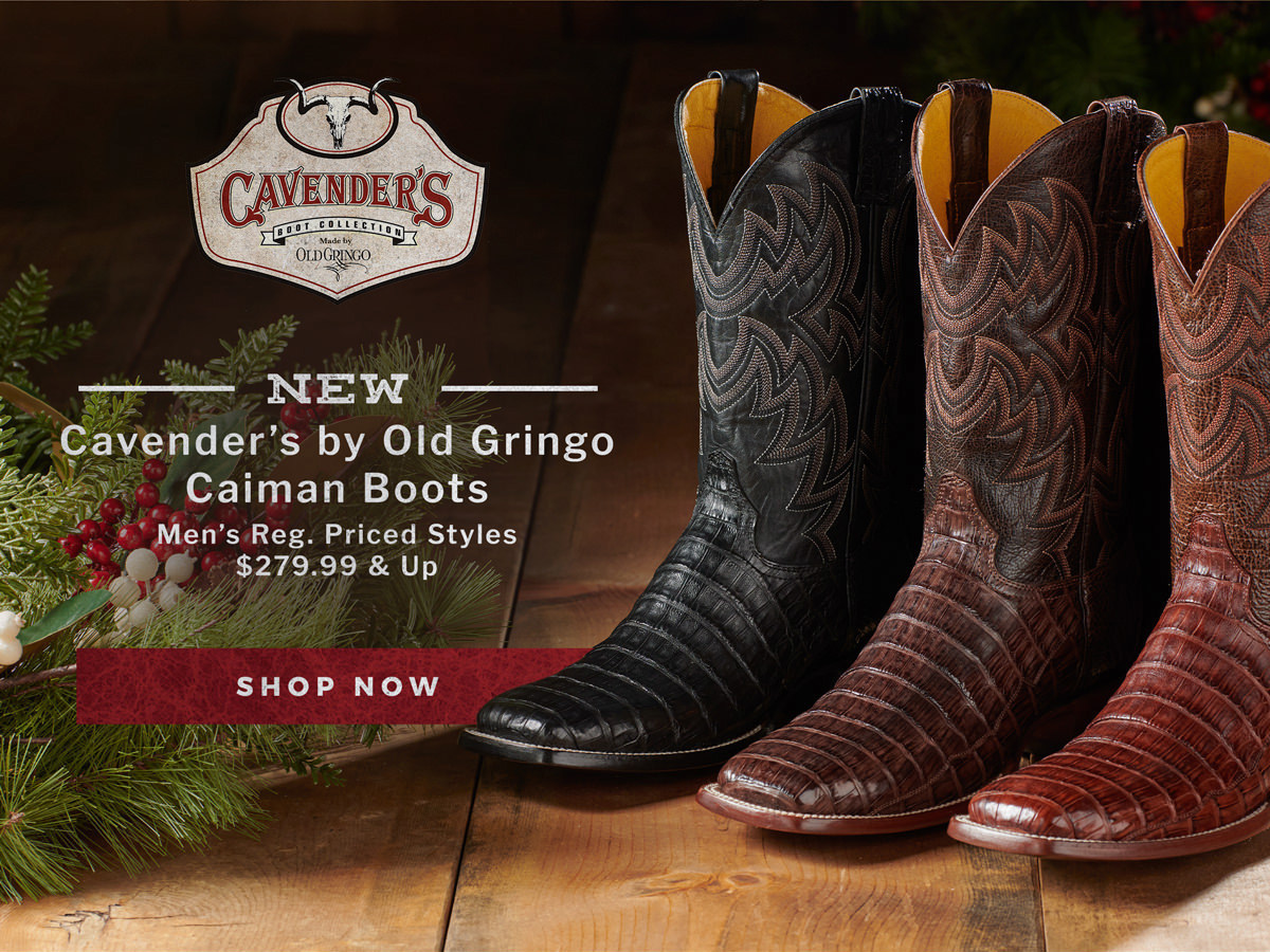 Cavenders 2024 caiman boots