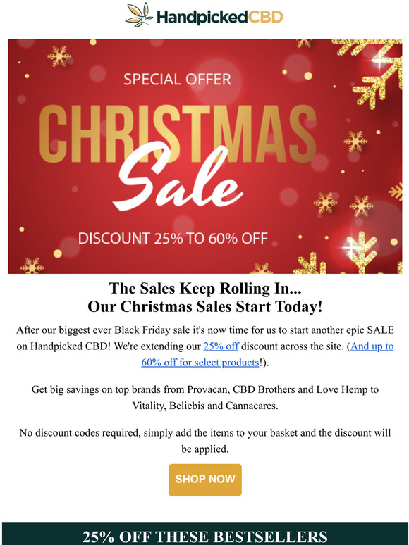 Christmas Sales Start Today!