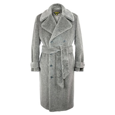 Grey Teddy Bear Coat