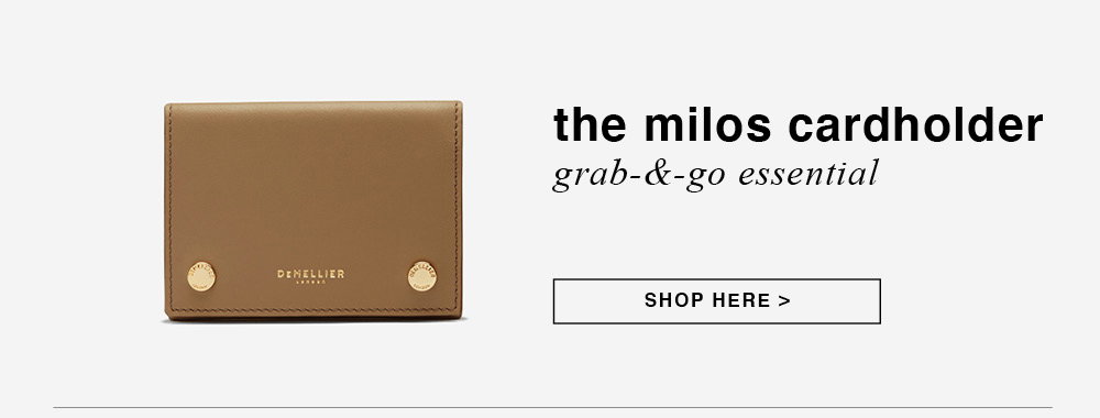 milos card in deep toffee