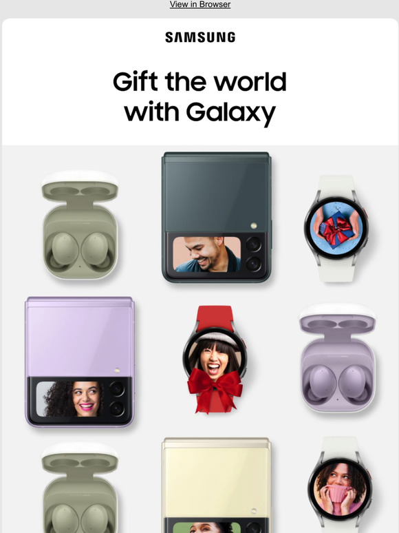 Samsung Official Online Store Gift ideas for everyone on your list