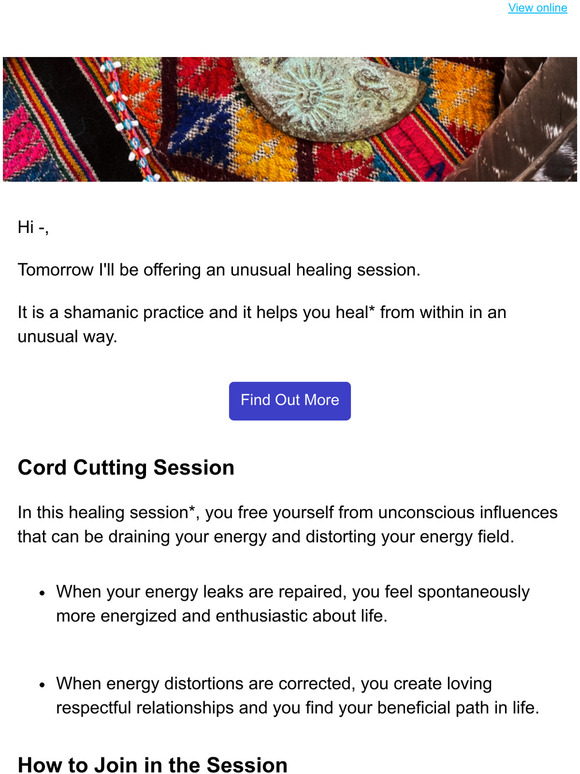 An unusual healing tool
