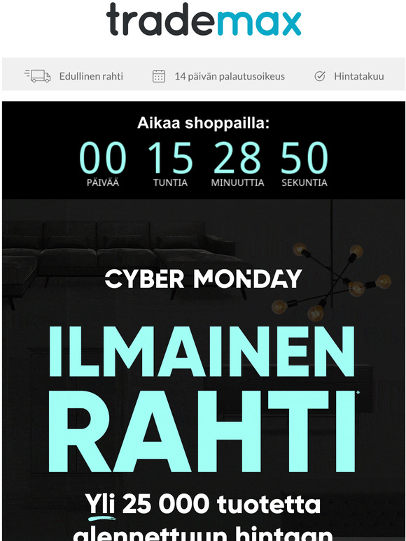   , ilmainen rahti + ALE pttyy! 