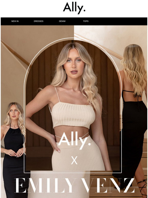 Ally Fashion Emily Venz X Ally Collaboration Is Here Milled