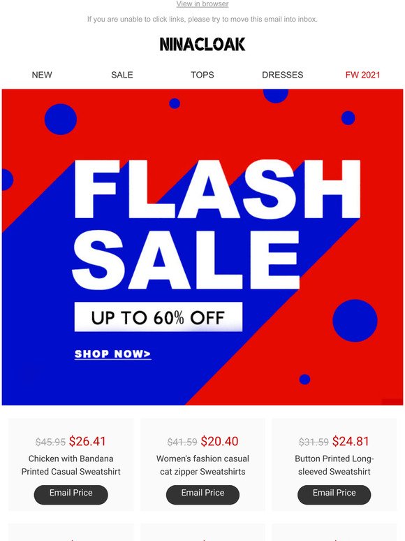 Some 60% off Weekend Flash Sale