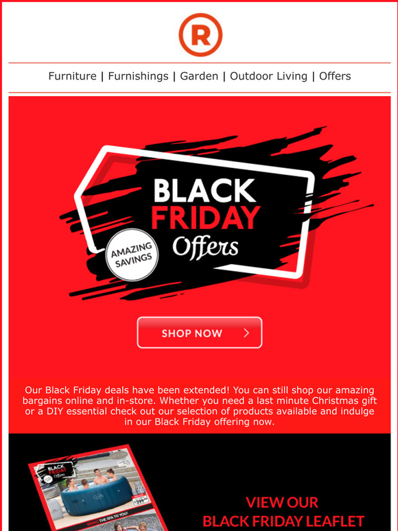 The Range Black Friday deals at The Range have been extended Milled