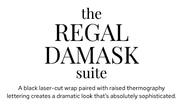 Regal Damask - Laser Cut Invitation