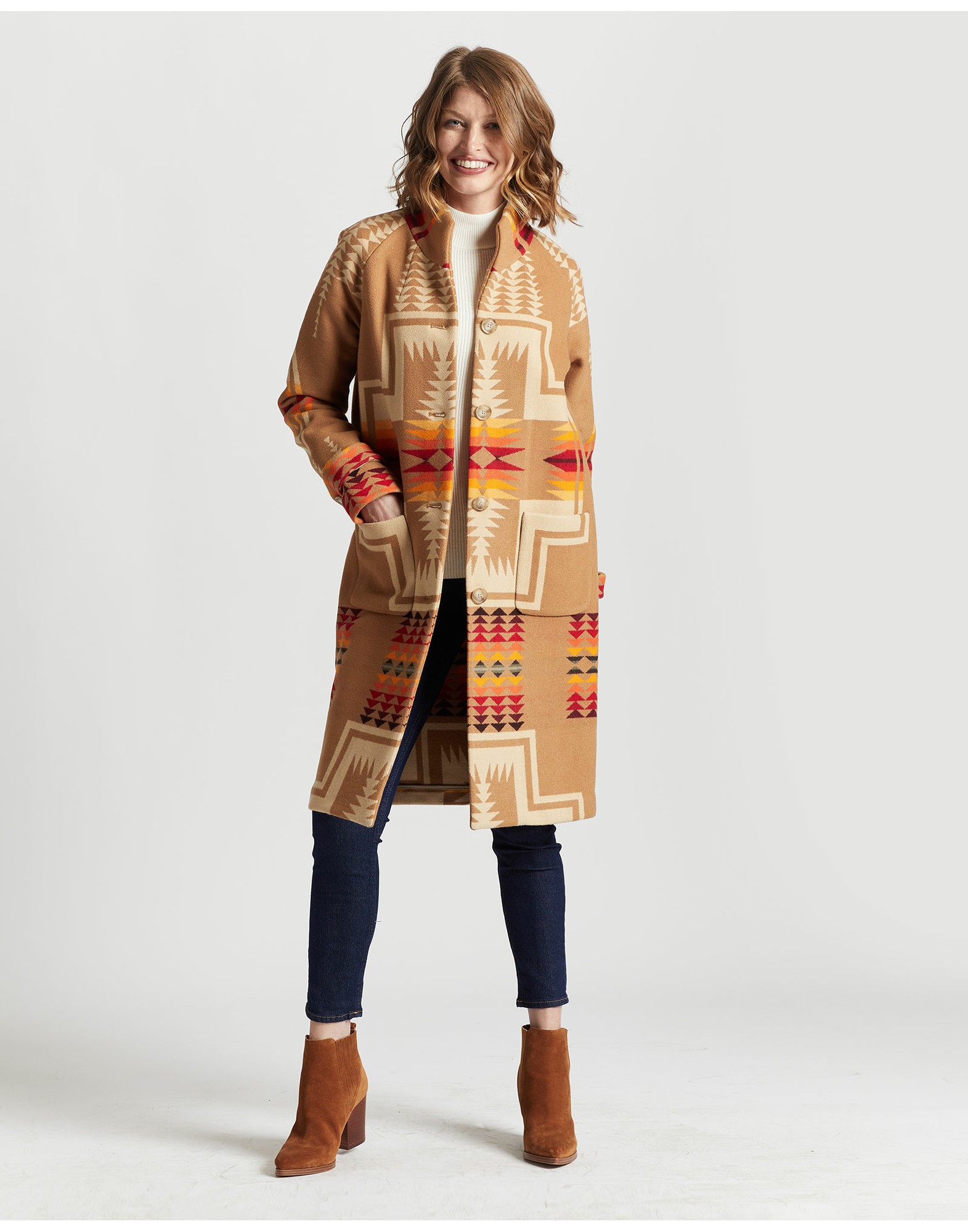 pendleton camden topper coat