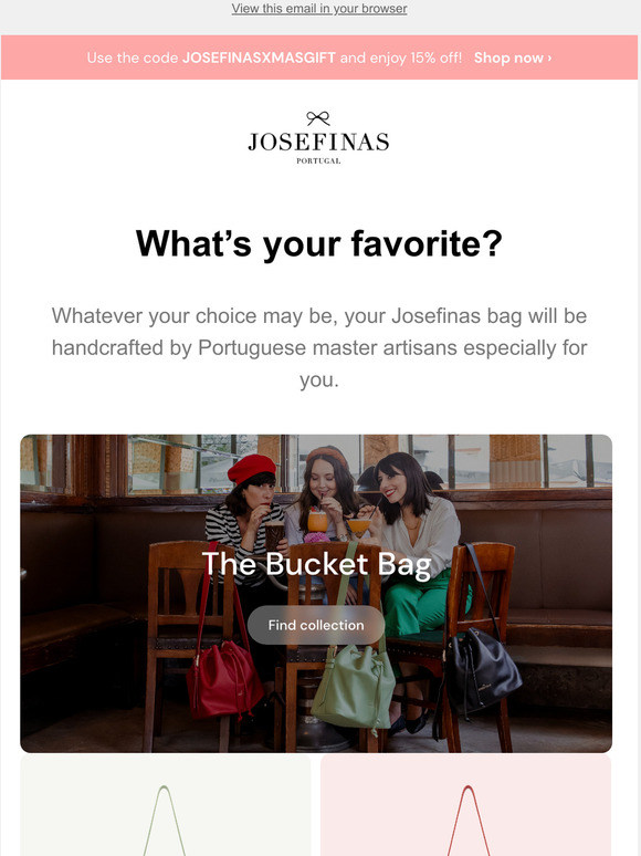  Choose your favorite bag