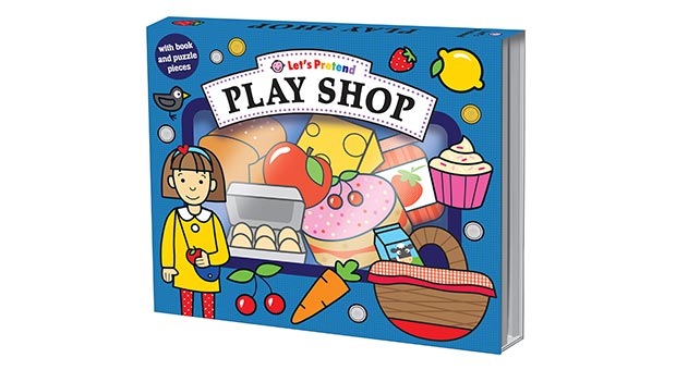 Let's Pretend Play Shop with Book & Puzzle Pieces by Roger Priddy
