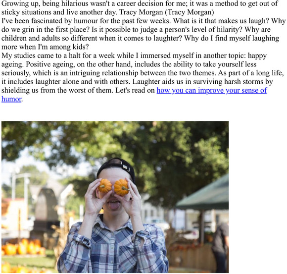 Improve Your Sense of Humor
