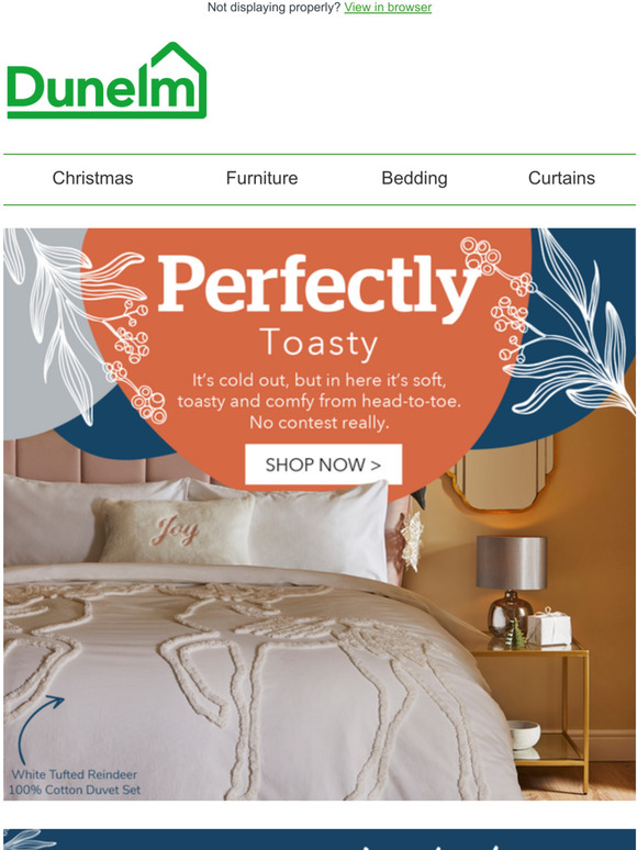 Dunelm Ways to warm up bedtime Milled