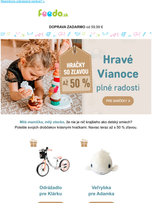 Hraky so ZAVOU a 50 %