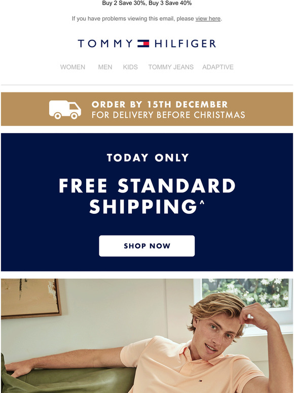 tommy free delivery