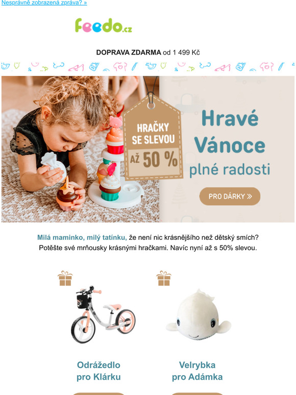 Hraky se SLEVOU a 50 %