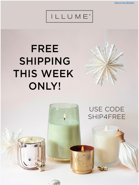 Free Shipping All Week! 