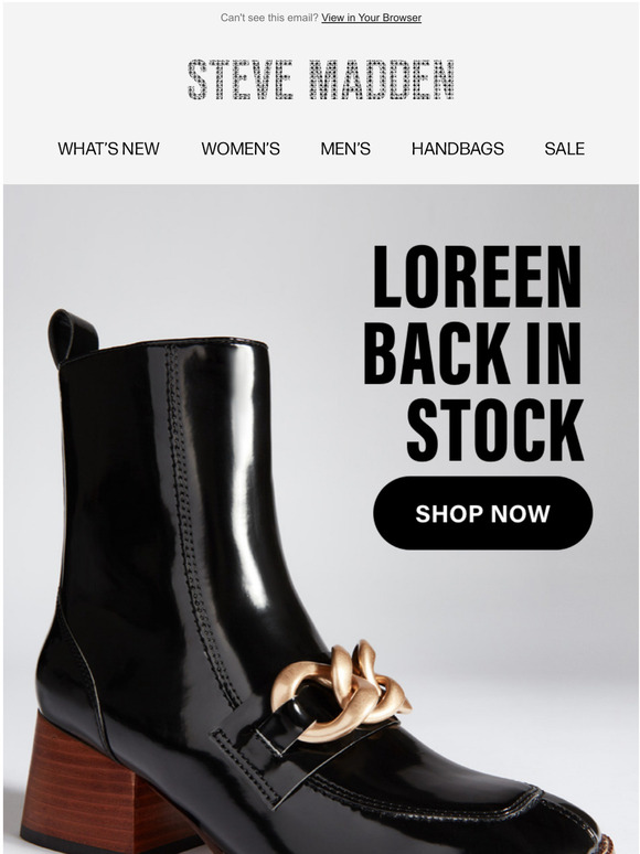 steve madden loren boot